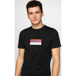 T-shirt męski TSM231 - ciemny granat. Szare koszulki męskie 4f, m, bez wzorów, bez kołnierzyka, bez rękawów. Za 29,99 zł.