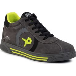 Sneakersy PRIMIGI - GORE-TEX 4375833 S Grig. Szare trampki chłopięce Primigi, bez wzorów, ze skóry, na sznurówki. W wyprzedaży za 229,00 zł.