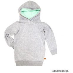 TUNIKA HOODIE - szara. Szare sukienki dziewczęce marki Pakamera, z bawełny. Za 95,00 zł.