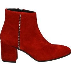 Botki - 2610 VEL ROSS. Czerwone botki damskie marki Venezia, ze skóry. Za 439,00 zł.