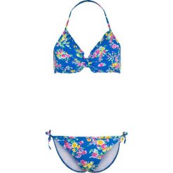 Polo Ralph Lauren FLORAL Bikini blue/pink/multicolor. Niebieskie stroje dwuczęściowe dziewczęce marki Polo Ralph Lauren. W wyprzedaży za 174,85 zł.
