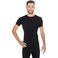 Brubeck Koszulka męska z krótkim rękawem ACTIVE WOOL czarny r. L (SS11710). Czarne koszulki sportowe męskie marki Brubeck, l. Za 108,99 zł.
