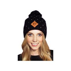 CZAPKA BETTI BLACK. Czarne bez kategorii marki JUNGMOB, z aplikacjami, ze skóry. Za 69,00 zł.