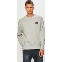 Tommy Jeans - Bluza. Niebieskie bluzy męskie Tommy Jeans, s, z aplikacjami, z bawełny, z okrągłym kołnierzem, bez rękawów, bez kaptura. Za 399,90 zł.