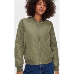Kurtka bomber - Khaki. Brązowe kurtki damskie House, s, bez wzorów, bez kaptura. Za 99,99 zł.