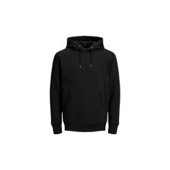 Bluzy Jack Jones 12161145 SOFT SWEAT HOOD. Czarne bluzy męskie Jack & Jones, s, bez wzorów, bez kołnierzyka, bez rękawów, bez kaptura. W wyprzedaży za 122,13 zł.