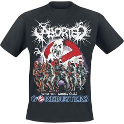 T-shirty męskie z nadrukiem: Aborted Gorebusters T-Shirt czarny