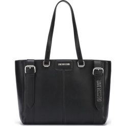 Love Moschino Torebka Czarny. Czarne torebki klasyczne damskie Love Moschino, bez wzorów, z materiału, bez dodatków. Za 1031,95 zł.