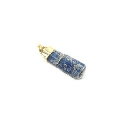 Colare Kyanit Ciemno - Niebieski złoto. Niebieskie naszyjniki damskie Brazi druse jewelry, na co dzień, z perłą, srebrne. Za 170,00 zł.