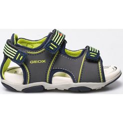 Geox - Sandały dziecięce. Szare sandały chłopięce Geox, ze skóry, bez zapięcia. W wyprzedaży za 179,90 zł.