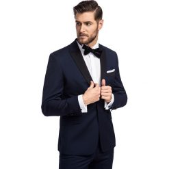 Marynarka VALERIO GGGE900481. Niebieskie marynarki męskie m, z poliesteru, eleganckie. Za 799,00 zł.