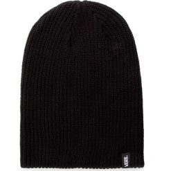 Czapka VANS - Mismoedig Beani VN000J3BLK Black. Czarne czapki damskie Vans, na zimę, bez wzorów, z materiału. Za 59,00 zł.