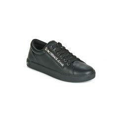 Buty Versace Jeans EOYTBSM8. Czarne trampki męskie Versace Jeans, bez wzorów, z jeansu, bez zapięcia. Za 639,00 zł.
