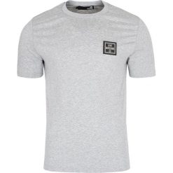 T-shirt Love Moschino. Szare t-shirty męskie Love Moschino, m, bez wzorów, z włoskim kołnierzykiem. Za 399,00 zł.
