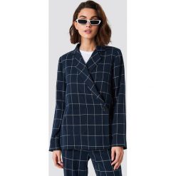 NA-KD Classic Asymetryczna marynarka - Blue,Navy. Niebieskie marynarki i żakiety damskie NA-KD Classic, z tkaniny. Za 242,95 zł.