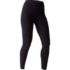 Legginsy Gym & Pilates 100 damskie. Czarne legginsy damskie NYAMBA, xs, bez wzorów, z elastanu. Za 19,99 zł.