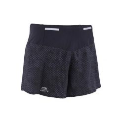 Spodenki do biegania KIPRUN LIGHT damskie. Czarne spodenki sportowe damskie KALENJI, xl, bez wzorów, z elastanu, do biegania. Za 79,99 zł.