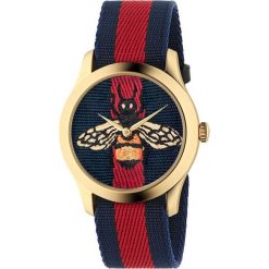 ZEGAREK GUCCI Le Marché des Merveilles YA1264061. Brązowe zegarki męskie marki GUCCI, ze stali. Za 4060,00 zł.