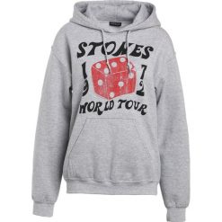Bluzy damskie: 12 Midnight ROLLING STONES Bluza z kapturem grey marl