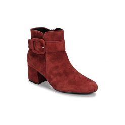 Botki Gabor 3581610. Czerwone botki damskie Gabor, bez obcasa, bez zapięcia. Za 579,00 zł.