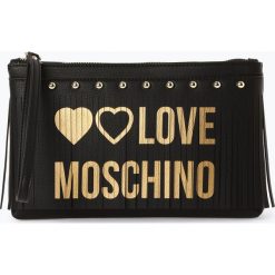 Love Moschino - Damska torebka na ramię, czarny. Czarne torebki klasyczne damskie Love Moschino, z napisami, na ramię, bez dodatków. Za 449,95 zł.