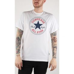 Converse Koszulka Biały. Białe podkoszulki męskie Converse, xxl, z nadrukiem, z bawełny, z krótkim rękawem. Za 102,95 zł.
