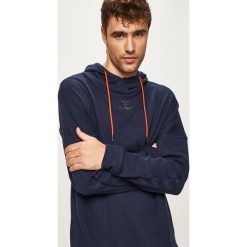 Hummel - Bluza. Zielone bluzy męskie Hummel, s, z nadrukiem, z bawełny, z kapturem, bez rękawów, z kapturem. W wyprzedaży za 139,90 zł.