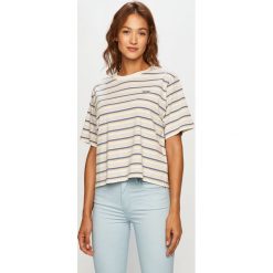 Levi's - T-shirt. Białe bluzki damskie Levi's®, s, bez wzorów, z bawełny, z okrągłym kołnierzem. Za 129,90 zł.
