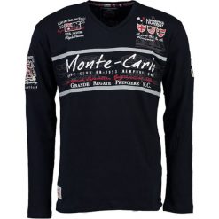 T-shirty męskie z nadrukiem: Koszulka „Jasmin” w kolorze granatowym