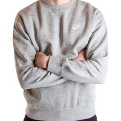 NIKE SPORTSWEAR CLUB > BV2662-063. Bluzy męskie Nike, m, bez wzorów, z bawełny, eleganckie, bez kołnierzyka, bez rękawów, bez kaptura. Za 169,99 zł.