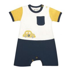 Nini Śpioszki Chłopięce 50 Białe/Niebieskie. Niebieskie kombinezony niemowlęce Nini, bez wzorów, bez rękawów, bez kaptura. Za 33,00 zł.