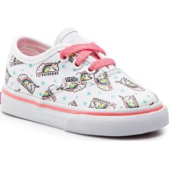Tenisówki VANS - Authentic VN0A38E7VI91 (Unicorn) True White/Stra. Białe trampki dziewczęce Vans, bez wzorów, z gumy, na sznurówki. Za 159,00 zł.