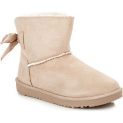 Buty zimowe damskie: ŚNIEGOWCE Z KOKARDKĄ