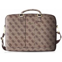 Torba Guess GUESS 4G GUCB154GB TORBA NA LAPTOPA 15" BRĄZOWA standard. Pomarańczowe torby na laptopa Guess, z aplikacjami. Za 279,00 zł.