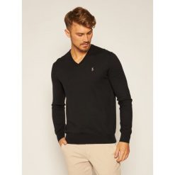 Sweter Polo Ralph Lauren Ls Sf Vn Pp 710670789003. Czarne swetry męskie Polo Ralph Lauren, m, bez wzorów, klasyczne, polo, bez kaptura. Za 669,00 zł.