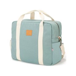 Torba w kolorze zielonym - (S)39 x (W)35 x (G)18 cm. Zielone torby podróżne w paski, z tkaniny. W wyprzedaży za 214,95 zł.