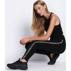 Czarne Legginsy Segregate. Czarne legginsy we wzory Born2be, xxl. Za 34,99 zł.