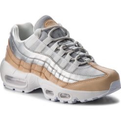 Buty NIKE - Air Max 95 Se Prm AH8697 002 Pure Platinum/Metallic Silver. Szare półbuty damskie Nike, na co dzień, bez wzorów, ze skóry, bez obcasa, bez zapięcia. W wyprzedaży za 649,00 zł.