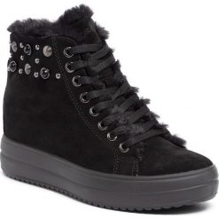 Sneakersy IGI&CO - 4154100 Nero. Czarne półbuty damskie IGI&CO, ze skóry. W wyprzedaży za 289,00 zł.