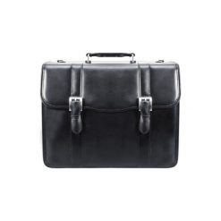 Teczka na laptopa MCKLEIN Flournoy 15.6 cali Czarny. Czarne torby na laptopa Mcklein, bez wzorów, ze skóry, eleganckie. Za 858,99 zł.