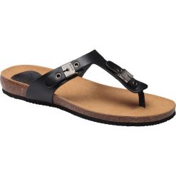 Scholl Damskie japonki Bimini 2.0 Bioprint Black F273841004 (rozmiar 37). Czarne klapki damskie Scholl, bez wzorów, bez obcasa. W wyprzedaży za 156,00 zł.