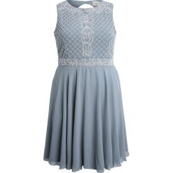 Sukienki hiszpanki: Lace & Beads Curvy NEELAM SKATER Sukienka koktajlowa grey