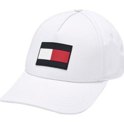Tommy Hilfiger - Czapka. Szare czapki z daszkiem męskie TOMMY HILFIGER, z bawełny. W wyprzedaży za 129,90 zł.