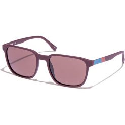Okulary męskie w kolorze brązowym. Brązowe okulary przeciwsłoneczne męskie marki Lacoste Sunglasses, z tworzywa sztucznego. W wyprzedaży za 181,95 zł.