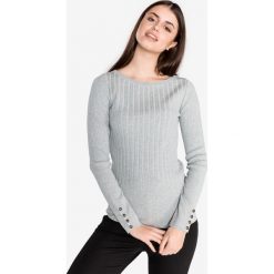 Tommy Hilfiger Varinka Sweter Szary. Szare bluzy damskie TOMMY HILFIGER, xs, bez wzorów, z bawełny, bez rękawów, bez kaptura. Za 498,95 zł.