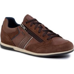 Sneakersy GEOX - U Renan A U024GA 022PT C6003 Browncotto. Pomarańczowe sneakersy męskie Geox, na co dzień, bez wzorów, ze skóry, bez zapięcia. W wyprzedaży za 339,00 zł.