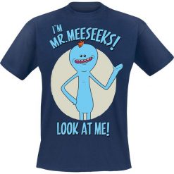 T-shirty męskie: Rick And Morty Mr. Meeseeks T-Shirt niebieski