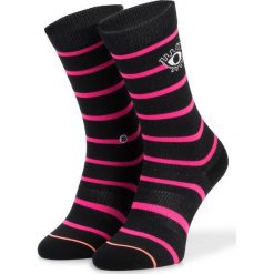 Skarpety Wysokie Damskie STANCE - Senses Crew W525C18SEN Black. Czarne skarpetki damskie Stance, bez wzorów, z elastanu. Za 49,00 zł.