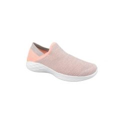 Tenisówki Skechers You Rise 14958-PCH. Trampki i tenisówki damskie Skechers, bez wzorów, bez zapięcia. Za 149,99 zł.
