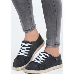 Czarne Espadryle Okra. Czarne espadryle damskie Born2be, bez wzorów, bez obcasa, na płaskiej podeszwie. Za 39,99 zł.